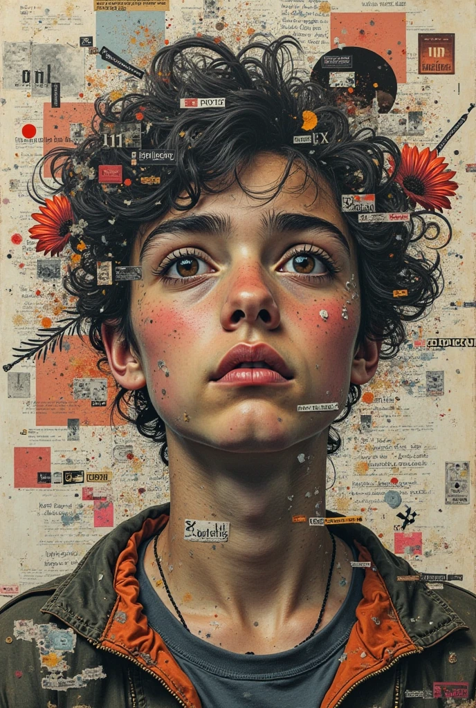 Create a collage with a juvenile problem such as ?????, anxiety, etc.