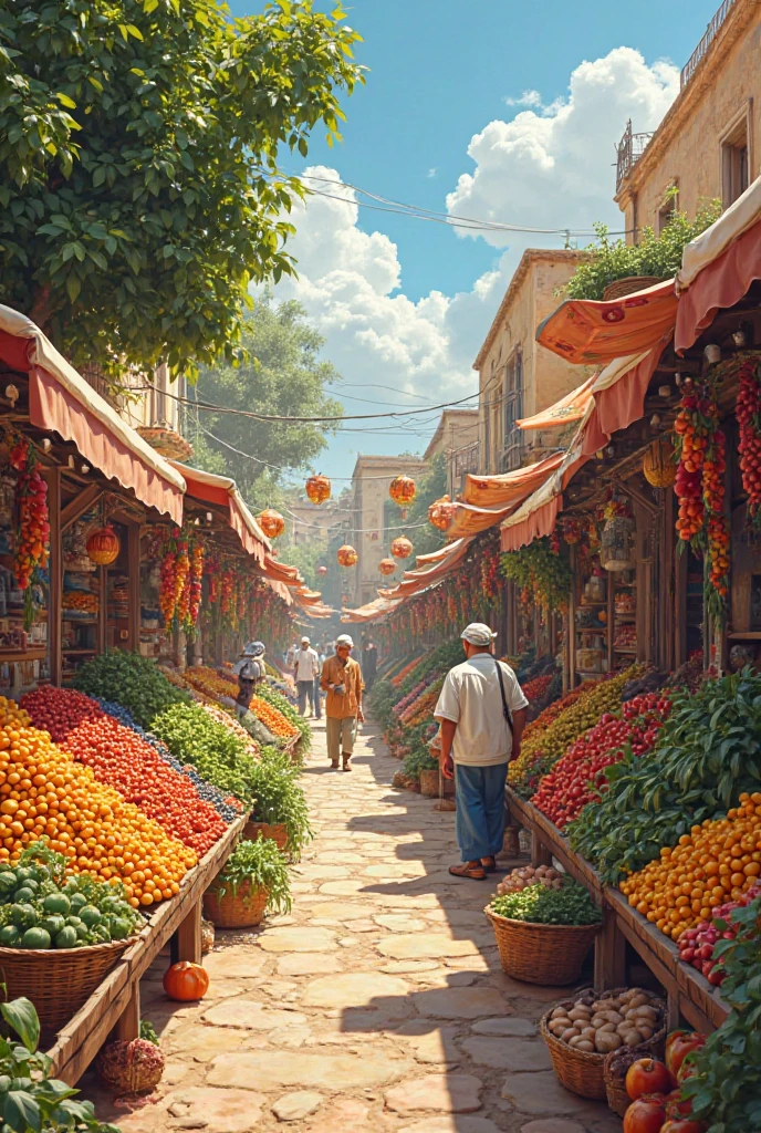 Give an image of agricultural products in Tunisia 