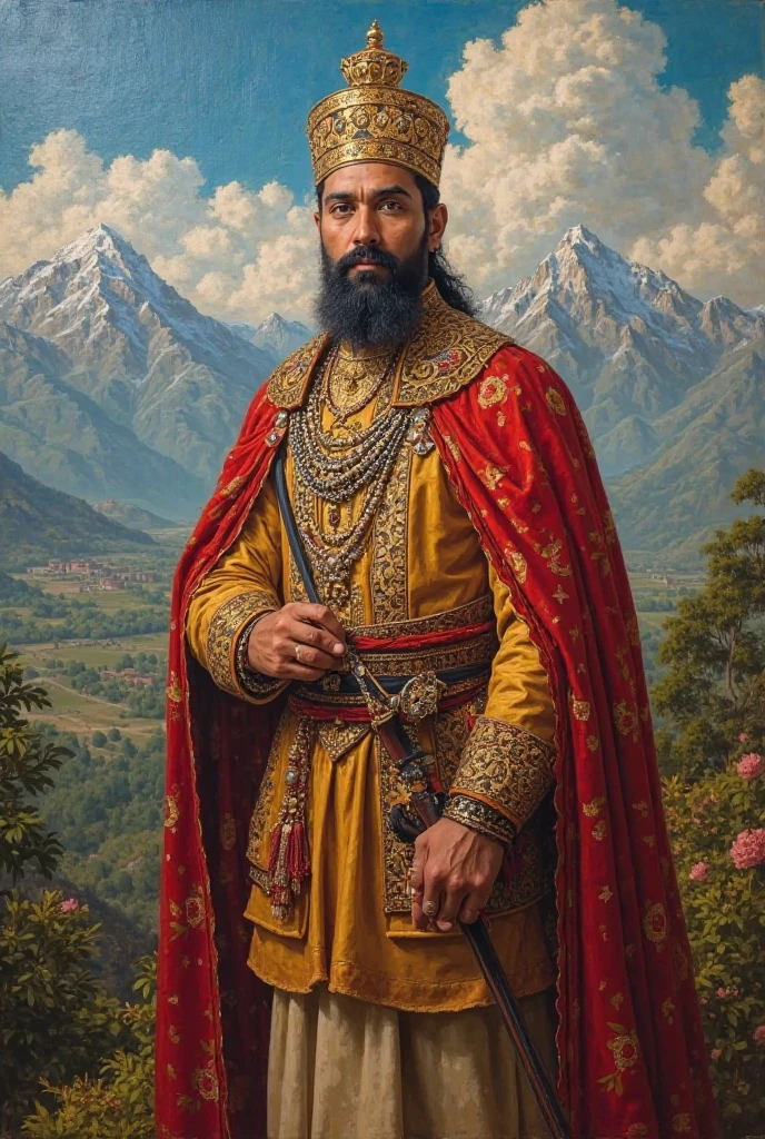 Prithvi Narayan Shah was a brave, wise, and visionary king.