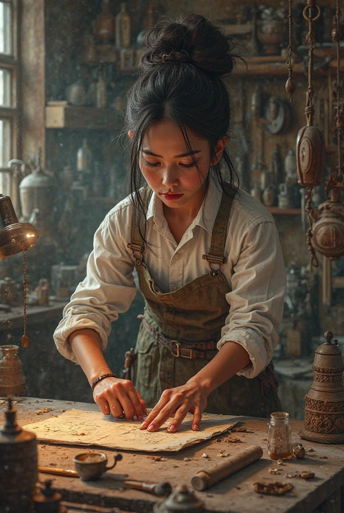 Alerquina working with work