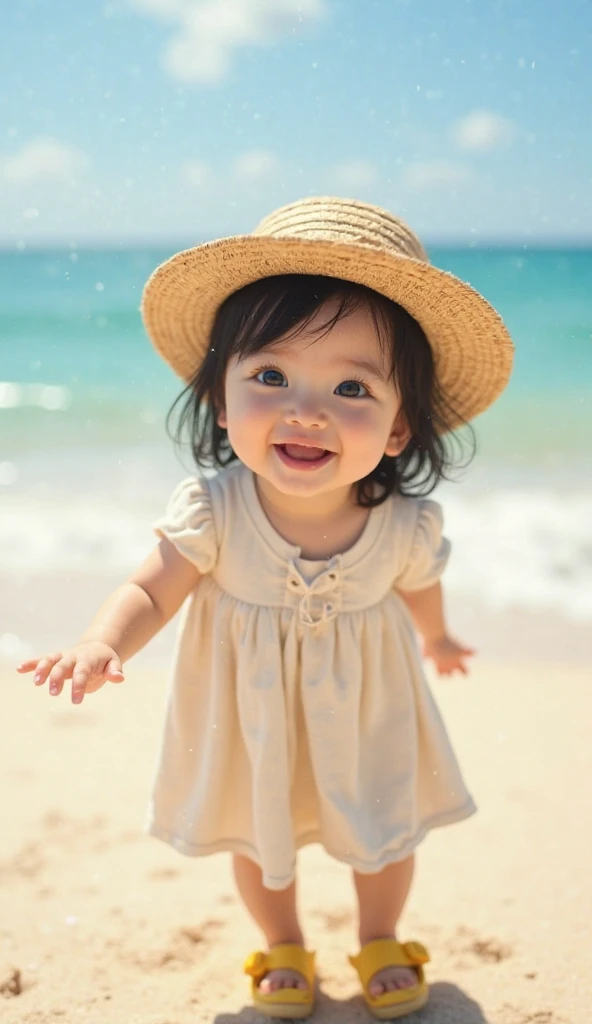 Mother playing in the sand with her children、ler、
background:sandy beach in the evening
(full shot)
"(setting):(highest quality),(masterpiece),(be familiar with),(ultra be familiar with),(insanely be familiar with),(super high quality),(highly be familiar with),(Full HD)"