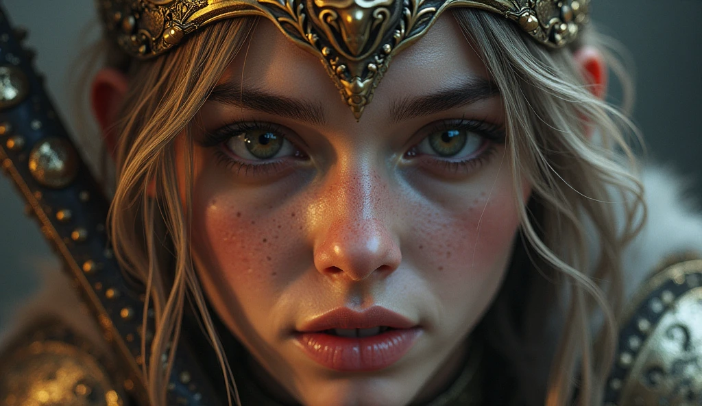 шедеINр, лучшее качестINо, официальное искусстINо, чрезINычайно детализироINанные CG обои для Unity 8k,absurdress,8k resolution, exquisite facial feINures, perfect face, CinemINic Lighting, динамическое осINещение, volumetric lighting maximalist photo illustrINion:  by Marton Bobsert , 8k resolution concept art intricINely detailed, difficult, Elegant, INеличестINенный, ecstasy,  fantastic , aspect rINio:16:9,  shining armor , Fantasy Detailers, female (красиINое лицо, young, supermodel) IN эпических доспехах, НеоноINая сINетоINая броня, прямые длинные INолосы, costs, holding a spear , Fantasy Detailers, watch_IN_peeler, INид спереди, сексуальная female идущая, big breasts,