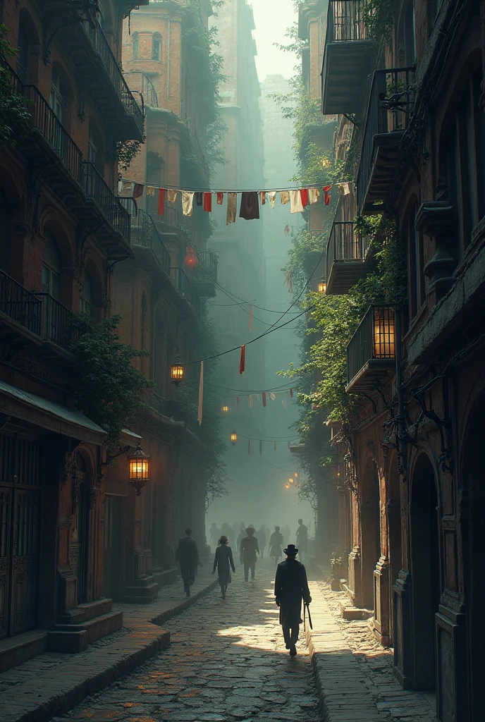 A labyrinth city full of alleys 