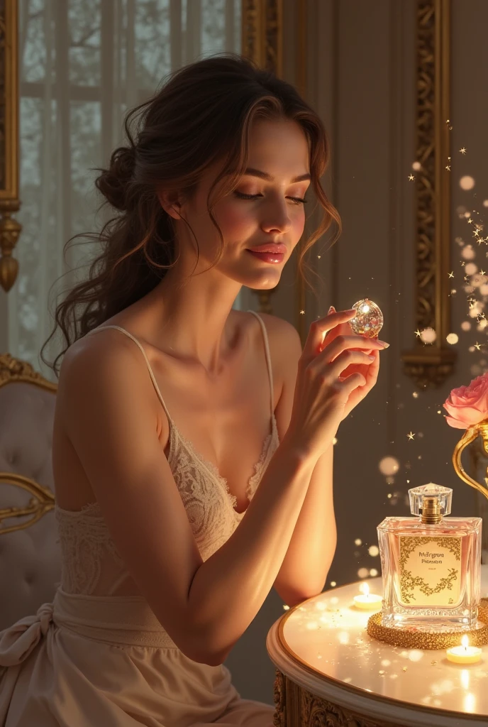 A perfume of beautiful diamonds 