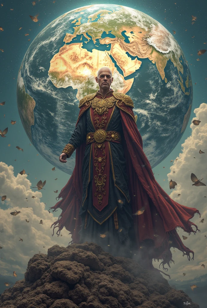 The image of one man ruling the whole world