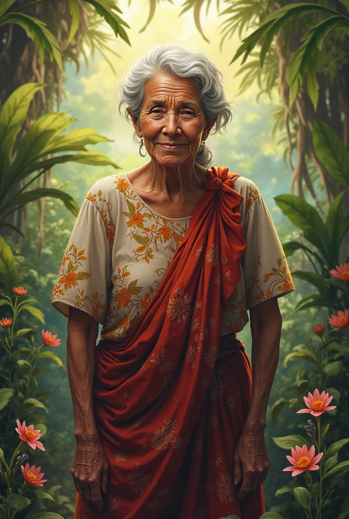 Create an image congratulations Gameleira for her 129 years