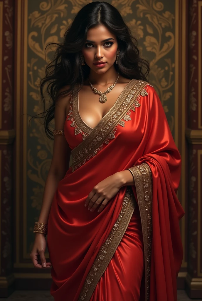 Big   in saree horny babe