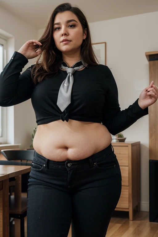 Belly, exposed belly, fat, obese, naked belly