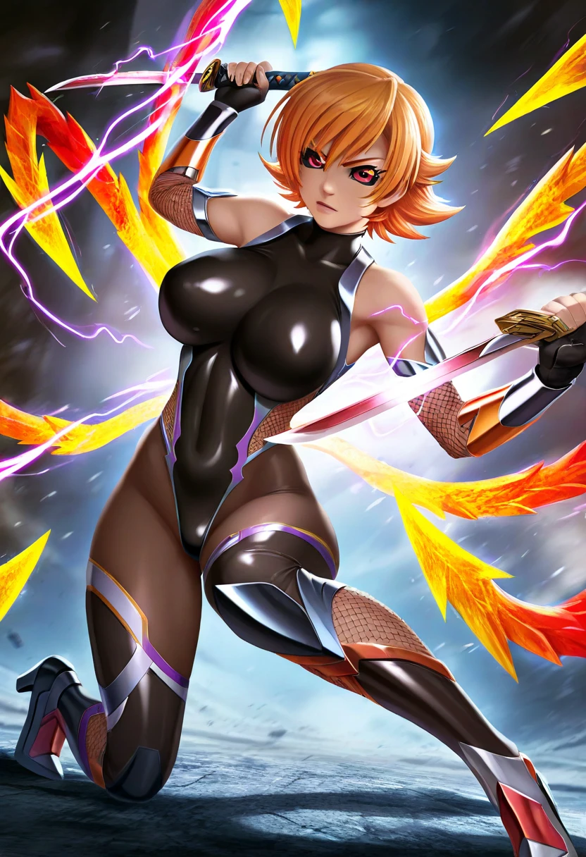 sexy super saiyan milf, Dragon Ball Super , ultra details,octane render, 16k, full body, small breasts, sexy look, calling look, big erotic smile, full body in frame, sexy pose, gorgeous