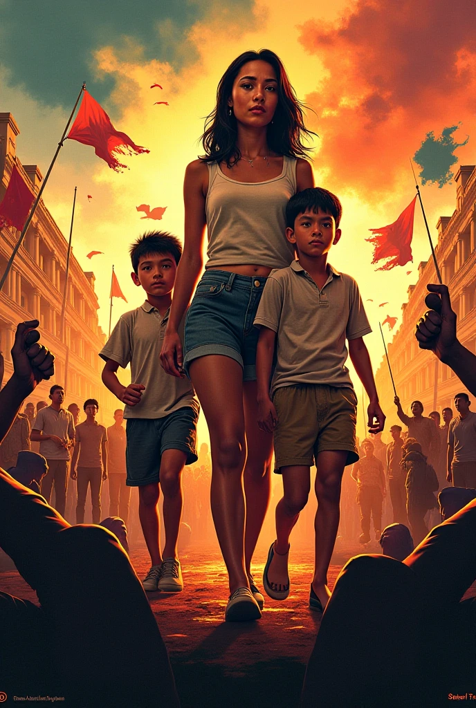 Martial Law → Dekada '70 by Lualhati Bautista in american period digital poster