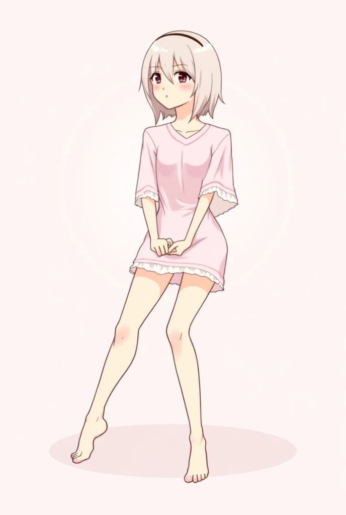 Anime girl with pink hair and blue eyes in a short dress, loli in a dress, small curvaceous , at pixiv, haruno sakura, pixiv, , short full body portrait!, with your index finger, naughty anime style, by Ei-Q, zerochan, by Ai-Mitsu, anime girl named lucy