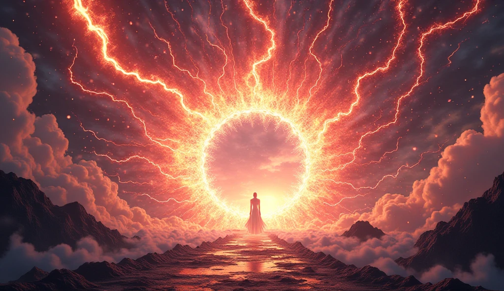  Gods of Destruction in panic, portal cracking under laughter, Zeno-Sama vanishing, space collapsing inwards, massive divine energy clash, cinematic wide view, 4K