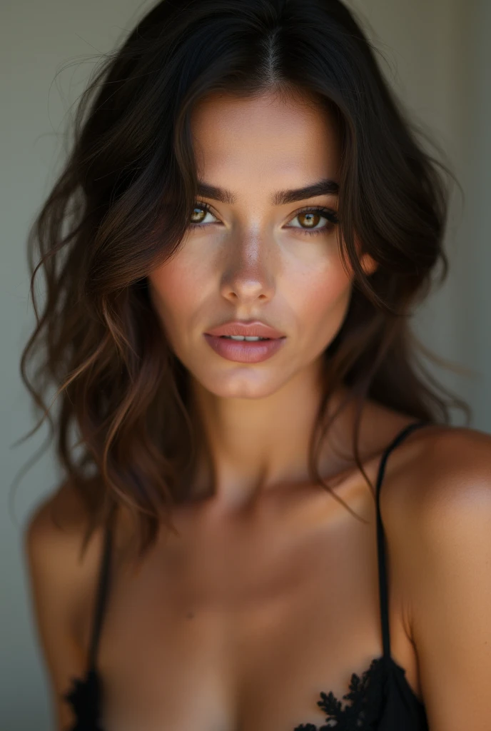 (photorealism:1.2), beautiful woman, naked, facing the camera 

