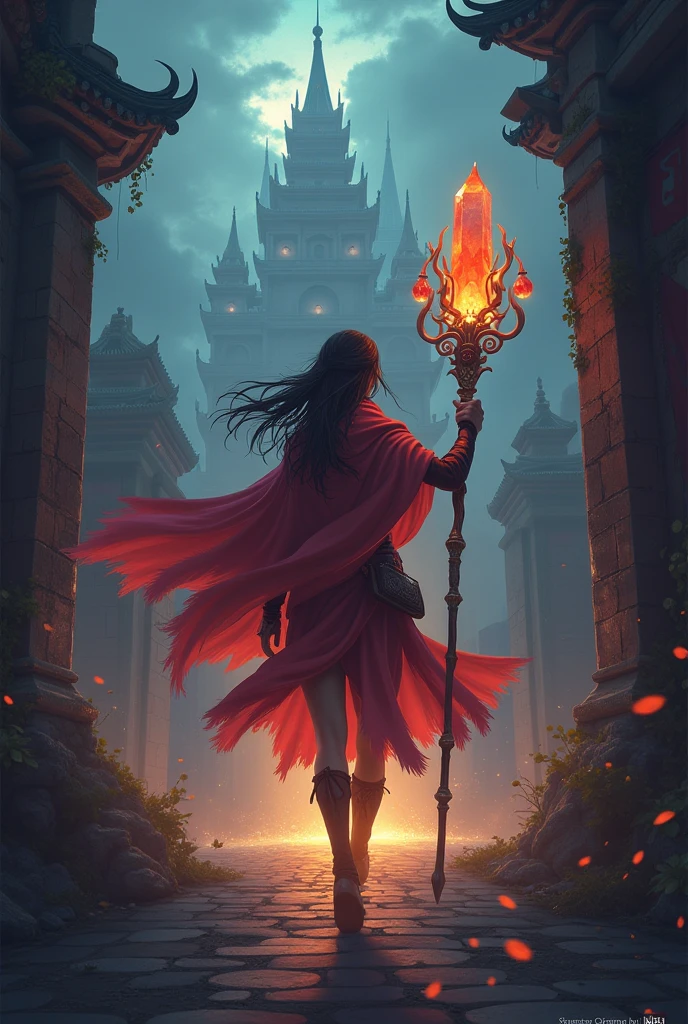 Title: Sazstar and the Shadows of the Forbidden City 

Once, in a realm where vibrant colors danced in the skies and laughter filled the air, lay the Forbidden City, a majestic place known for its rich culture and breathtaking beauty. Nestled between towering mountains and lush forests, the city flourished, a beacon of hope and joy. However, in time, an ominous darkness began to creep over the city, casting long shadows over its golden spires and silencing the laughter of its people. The vibrant markets grew quiet, the fields lay fallow, and despair took root in the hearts of those who once thrived there. 



The first rays of dawn broke as Sazstar set i, i rmed with a trusty staff embedded with crystals that glimmered like the stars and a heart full of courage. The path to the Forbidden City was fraught with dangers. As they traveled through twisting vines and thick fog, eerie whispers filled the air, a foreboding warning of the corrupt forces that plagued the city. Sazstar pressed on, fueled by the flicker of hope that ignited within. 

Upon reaching the outskirts of the Forbidden City, Sazstar was met with a sight that filled them with sorrow. The once-gleaming gates were rusted and crumbling, the vibrant banners that once waved proudly now tattered and torn. With a deep breath, Sazstar approached the gates, where two shadowy figures loomed, guards of the darkness that had claimed residence within the city. 

“Who dares to enter the Forbidden City?” the taller figure boomed, its voice like thunder. 

“I am Sazstar, here to liberate this city and restore hope to its people!” Sazstar declared, gripping their staff tightly. 

The guards laughed, a chilling sound echoing in the silence. “Turn back, . This city is lost to the shadows.” 

But Sazstar's resolve only strengthened. With a swift movement, they raced forward, the staff glowing brightly, illuminating the surrounding darkness. Sazstar engaged the shadow guards in combat, spinning and striking with agili