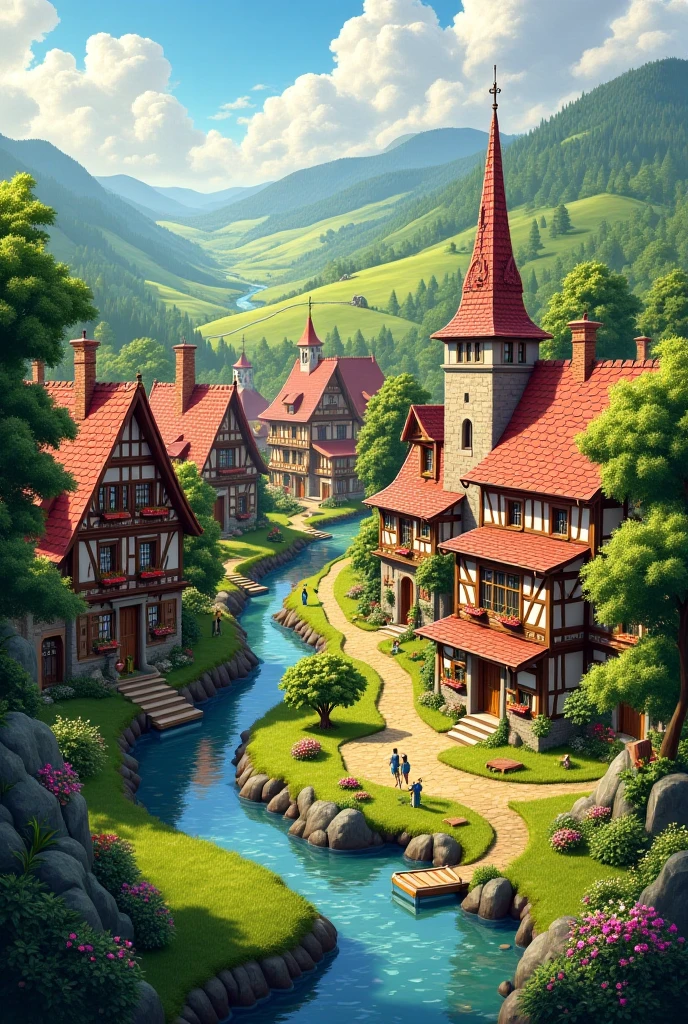 A beautiful Village 