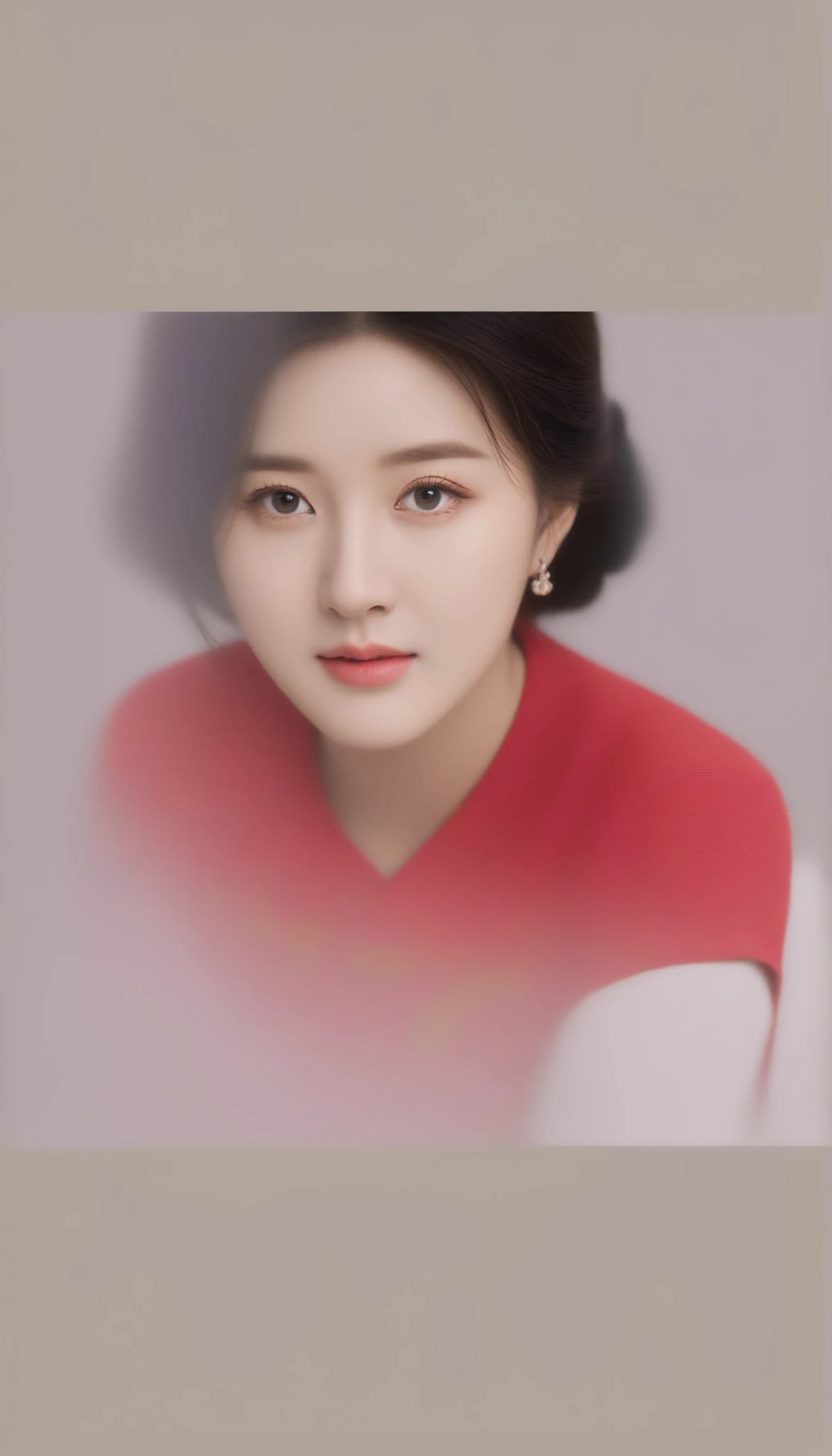 8k, Highest quality, photograph, buatlah zhao lusi seperti chen qianqian di deama the romance of tiger and rose,