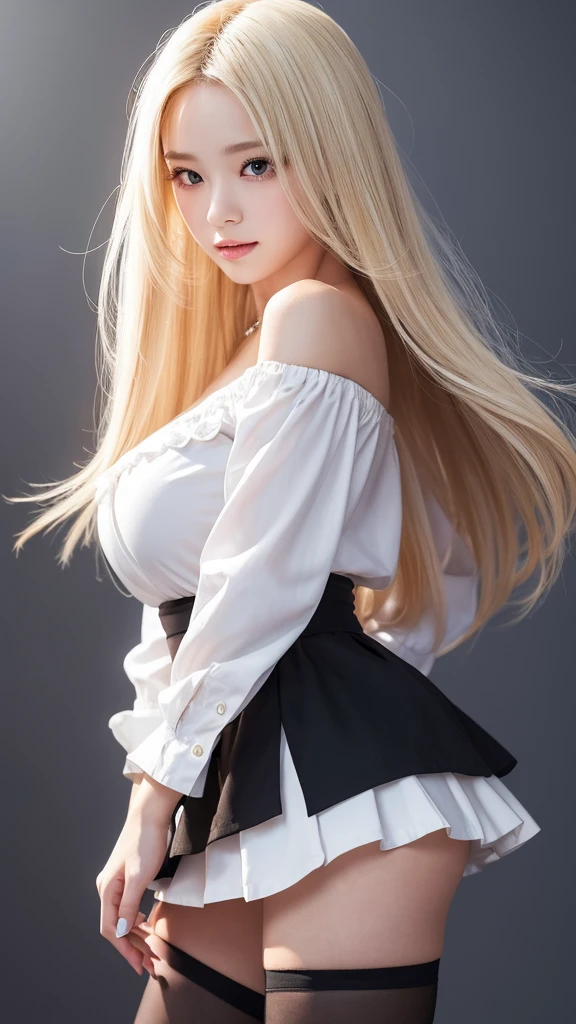 (Best quality,16k wallpaper,high resolution:1.2),(Red to yellow hair,wavy and long hair,Sparkling hair color),Perfectly detailed face,Plump lips,(Big watery eyes,Vertical pupils,reflective light),Woman with rabbit ears,Black and white shirt,Lazily lying in a wooden box,Soft lighting,Full body shot
