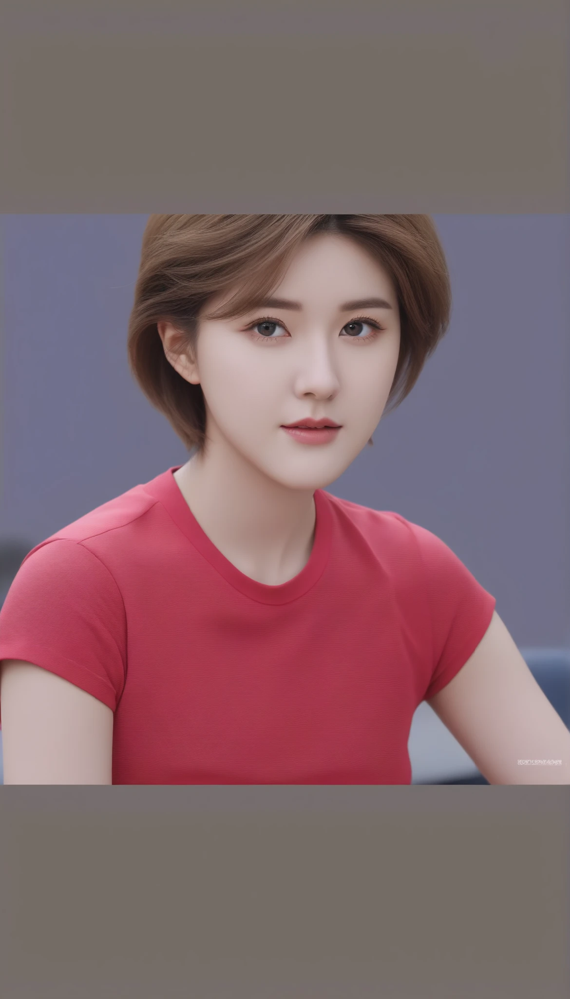 8k, Highest quality, photograph, make a beautiful sweet tomboy girl like sailor uranus, girl,