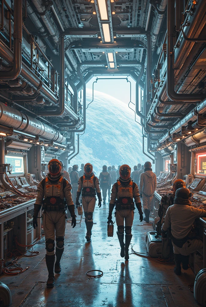 Life inside the spaceship