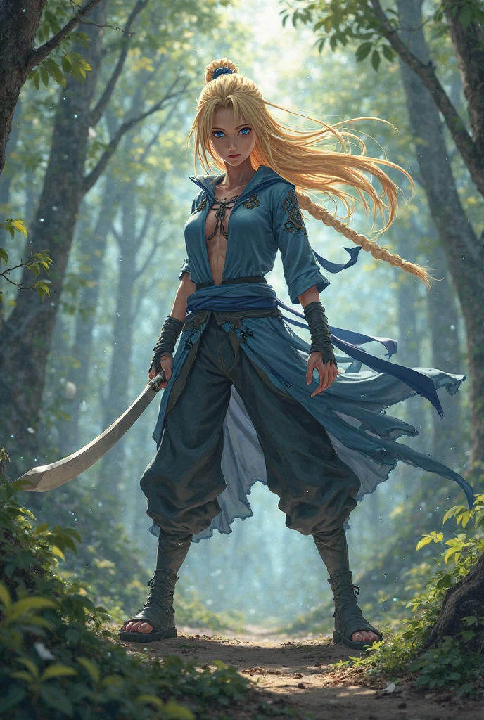 Kunoichi from Naruto blond with blue eyes