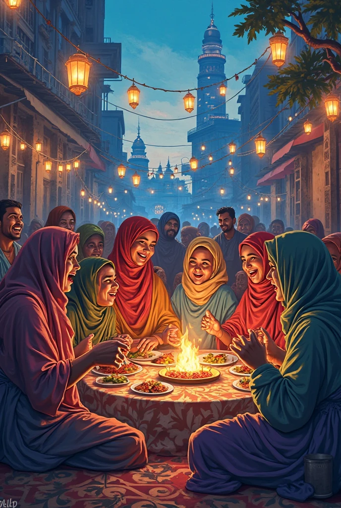 Recreate an image of Tun Tun Tun Tun Sahur