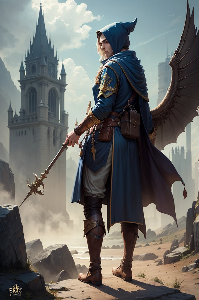 Epic fantasy wizard masterpiece