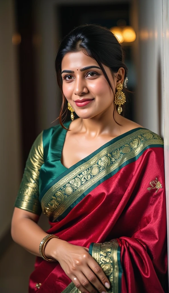 Foto RAW, photorealistic, photography, full body shot, 50 years old Woman, master shot, perfect eyes, goddess like beauty, pierced eyes, perfect thick chubby mallu Desi aunty bhabhi, Wearing a Stanapatta, a chest-band.Saree model, model Photography, Indian saree shoot, Indian traditional wear advertising photography, traditional wear brand shoot, face of Indian actress Sonakshi Sinha, masterpiece, realistic, realism, incredible details, pleasure, photorealism, detailed skin, skin pores, high contrast, photorealistic Artstation 8k HD digital art trend of high definition and detailed realistic skin texture, ultra detail, realistic skin texture, armature, best quality, ultra high definition, (photorealistic:1.4),, high resolution, detail, raw photo, sweat, Re sharp, by Lee Jefferies Nikon D850 Film Stock Photo 4 Kodak Portra 400 Camera F1.6 Lens Rich Color Ultra Real Realistic Realistic Textures Dramatic Lighting Unreal Engine Trending at Art Station Cinestill 800,(pele altamente detalhada: 1.2), 8k UHD, DSLR, soft-lighting, alta qualidade, grain of film, Fujifilm XT3,she didn't like to wear blouse or bra, she is happy to wear only saree, she hates blouse or bra, detailed hairy armpits, hyper realistic skin, skin pores, sweat, veins,