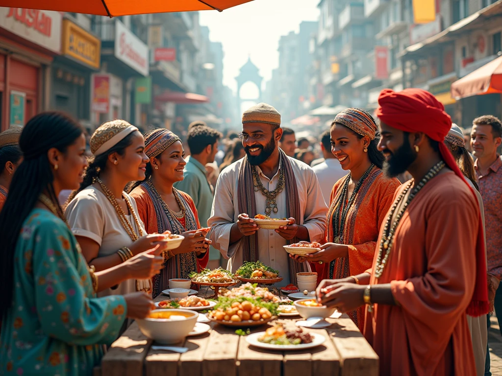 Judging Other Countries’ Diets. People judging another other people because of their traditional food