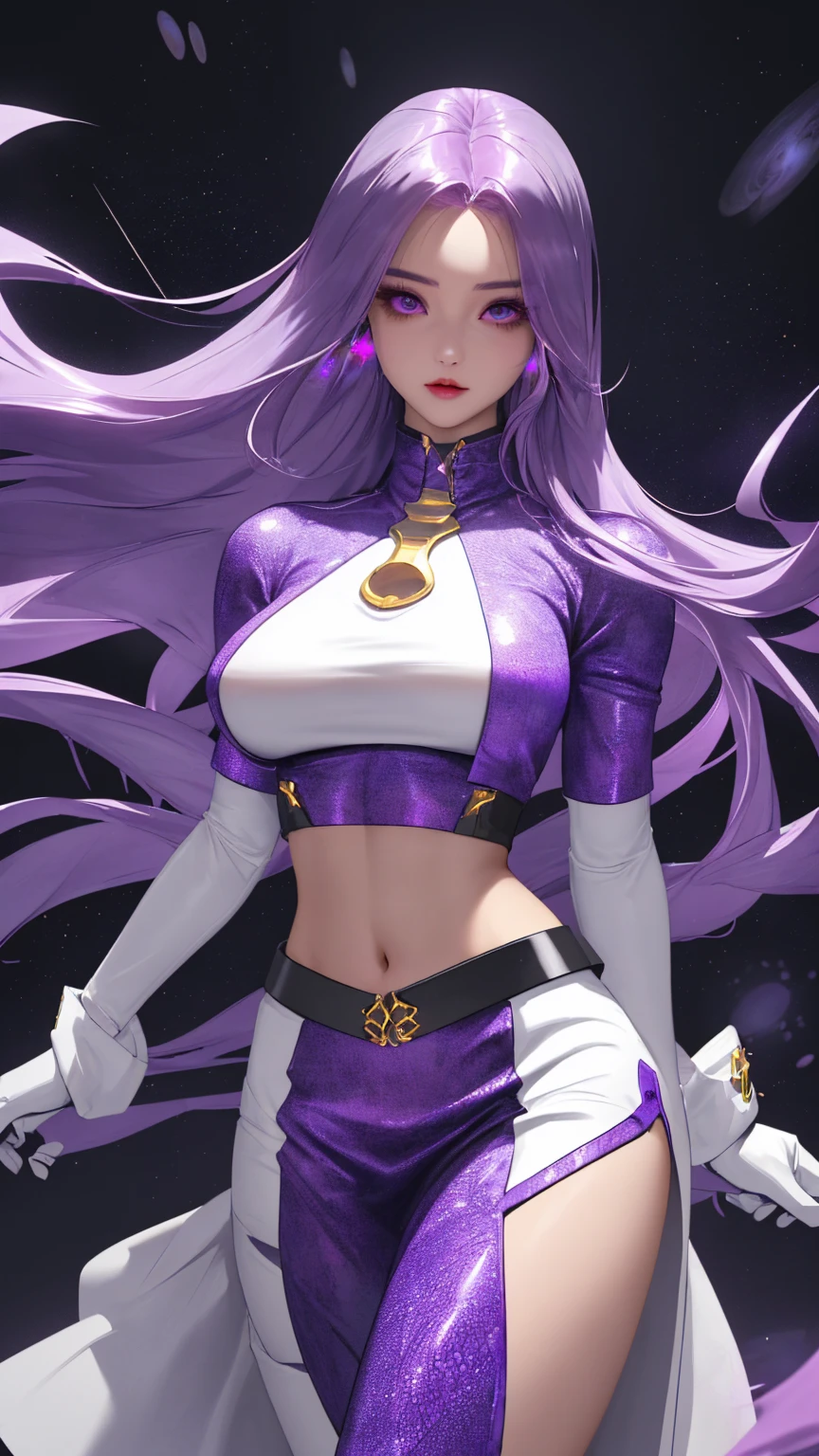 (masterpiece, finely detailed beautiful eyes: 1.2), (illustration:1.2), 1girl, solo, (raiden shogun:1.4), purple hair, purple eyes, bangs, braid, braided ponytail, breasts, hair ornament, japanese clothes, kimono, sash, redsash, thighs, volumetric lighting, hyper detailed, highly detailed, beautiful, small details, ultra detailed, best quality, intricate, sharp, digital illustration, detailed, realism, intricate, 4k, 8k, trending on artstation, good anatomy, beautiful lighting, award-winning, highres, (extremely detailed CG, unity, 8k wallpaper:1.1), beautiful face, highly detailed face, zoomout, colorful, vibrant colors, nail polish, (glow:1.4)