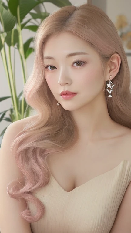 Mulher loira em lingerie branca posando em um espelho, Parque Roseanne do Blackpink, Heonhwa Choe, Menina coreana jovem bonita, TaeJune Kim, com longos cabelos loiros, Menina coreana jovem bonita, com longos cabelos brancos, Mulher sul-coreana bonita, Menina coreana, Jinyoung Canela, Ana Takamaki, Jaeyeon Nam, com longos cabelos brancos, em linho