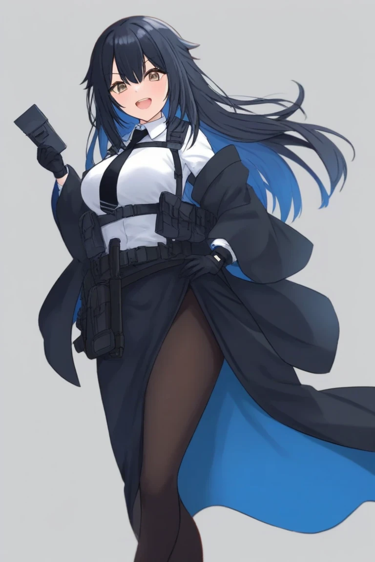 (hyper extreme detailed),(masterpeace),(hyper extreme),(photorealistic),CG,(colour:1.2), solo, perfect anatomy, front view, <lora:Deutschland_v1:0.7>Deutschland,hat,black hair, multicolored hair, blue eyes, black jacket, white leotard, long boots,full body, [long leg],