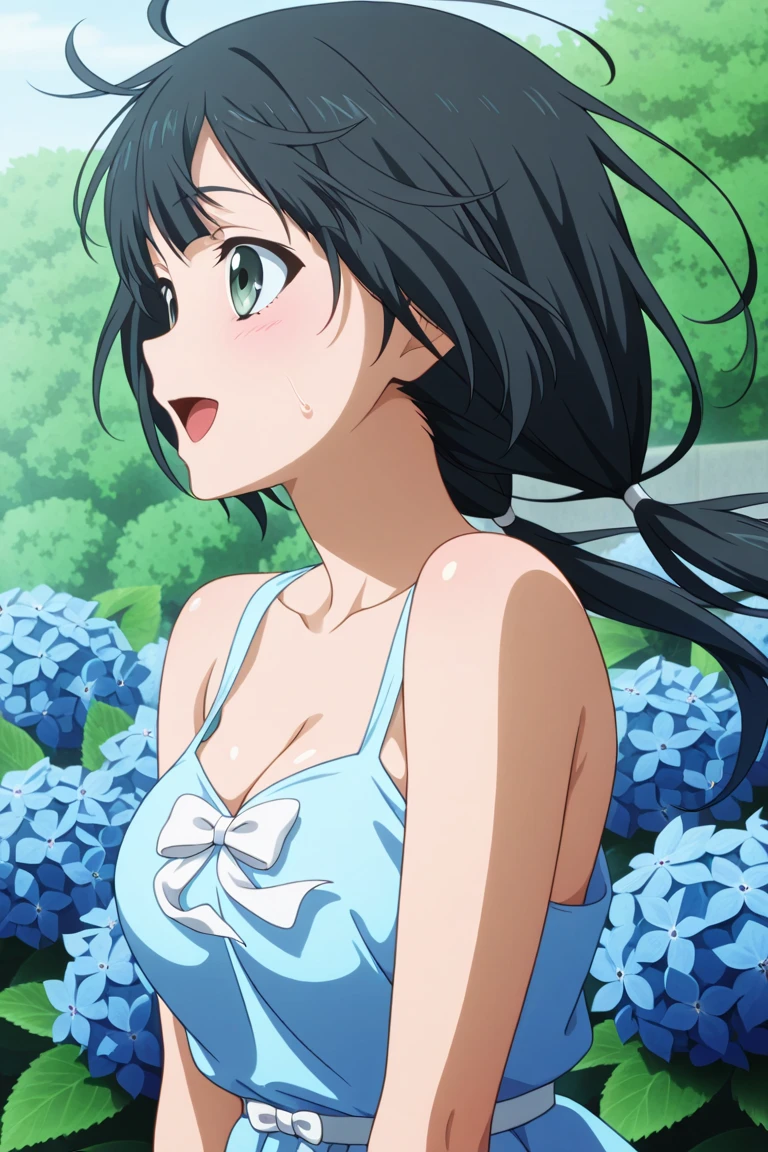 Love Live adult Kanan Matsuura, masterpiece, highest quality, gloss, transformed, outdoors