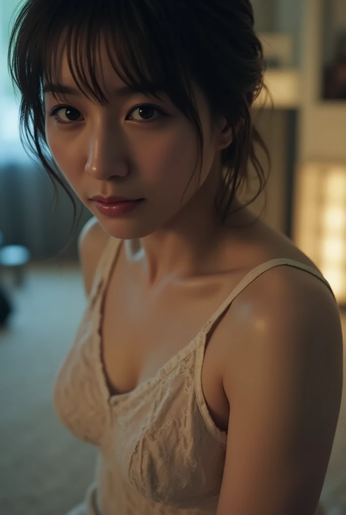 Beautiful asian girl with red lips, Her eyes shone like dreamy stars, glowing blue eyes, beautiful and detailed eyes, RAW photo,(high detailed skin:1), (realistic, photo-realistic:1.37), ultra high res, professional lighting , 8k uhd, dslr , high quality, film grain, Fujifilm XT3, RAW photo,, RAW photo,(high detailed skin:1), (realistic, photo-realistic:1.37), ultra high res, professional lighting , 8k uhd, dslr , high quality, film grain, Fujifilm XT3, RAW photo,

