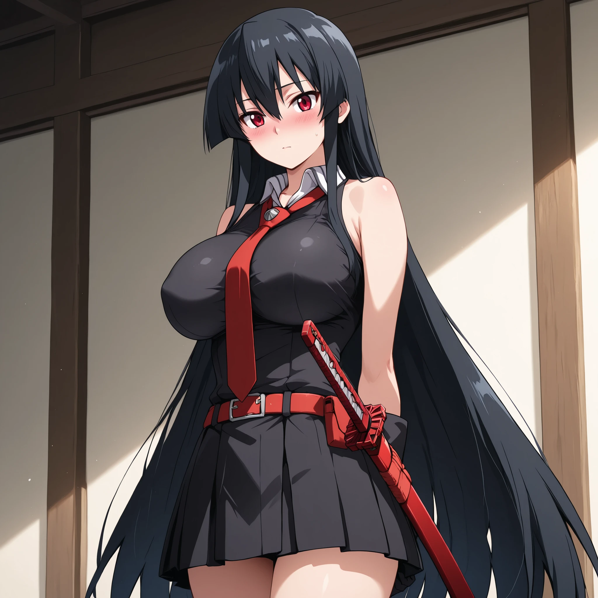 Akame (akame ga kill), underboob, axila