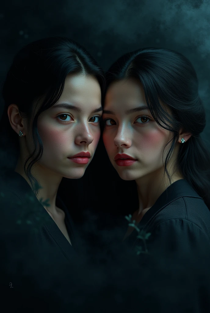 I need the girls' faces to look good only the background will be dark 