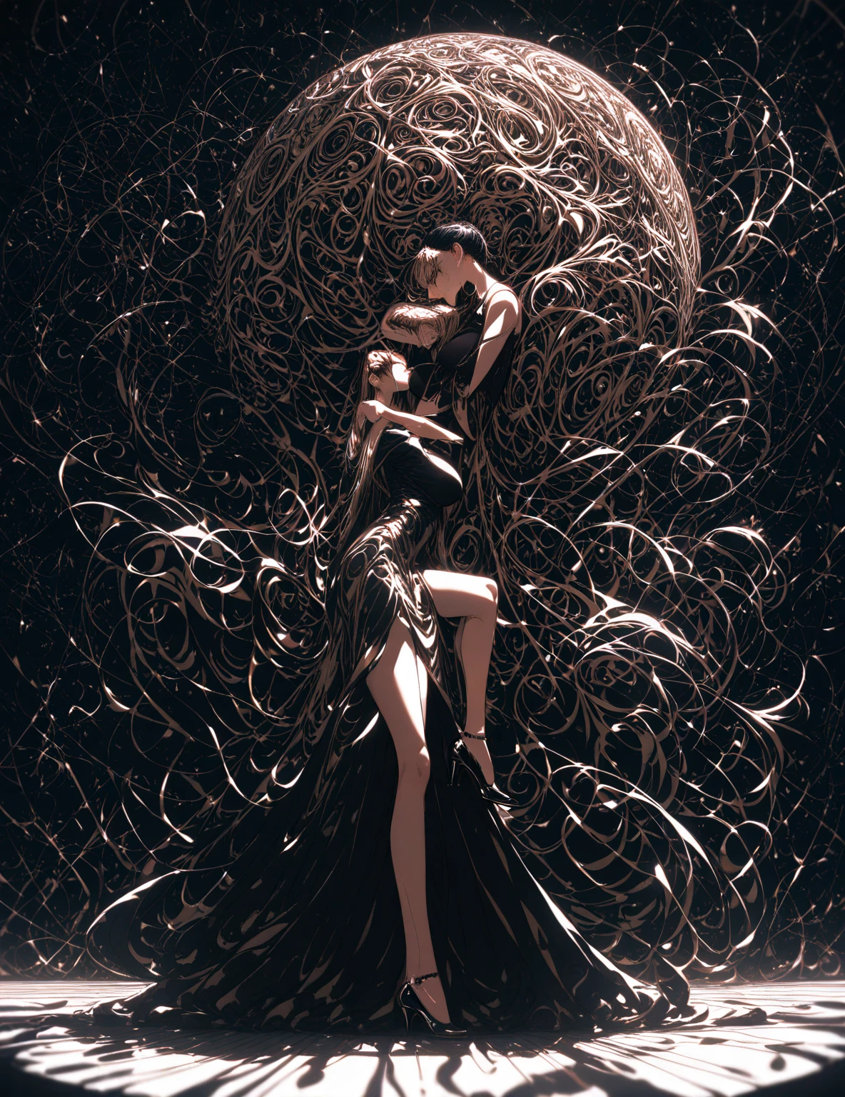 ((A beautiful, sexy, tall wife with big breasts is looking down on her husband, who is very short, thin, and severely weakened. The woman's foot is stepping on the man's head)), the woman and man make eye contact, the woman is laughing cruelly and the man is laughing servilely.(Rating: Safe), LWRD, CFNM, FEMDOM, masterpiece, best quality, amazing quality, detailed background, intricate details, illustration, an extremely delicate and beautiful, extremely detailed, incredibly absurd res, absolutely resolution, ultra high res, 8k, extremely beautiful CG, high definition pictures, all intricate, raytraced, textile shading, sharp focus, dynamic lighting, cinematic deep shadows, Entire sharp focus, raw photos, perfect anatomy, 