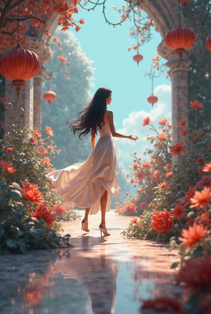 Recreate an elegant but animated video,about an upcoming project with the lyrics "shooes SR"