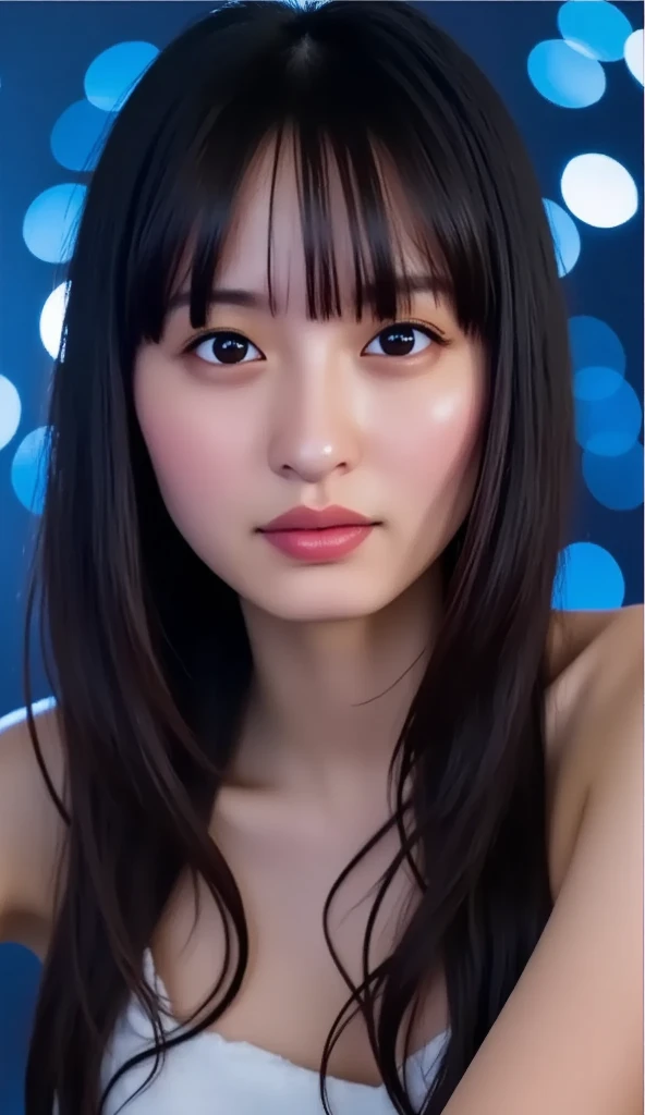 ((top quality, 8K, masterpiece: 1.3)), sensual woman, one girl, (constricted, slender physique: 1.2), dark brown hair, short hair, painted from head to toe, standing, black topless bra, black open clutch shorts, exposure, bed, ultra-detailed face, detailed lips, detailed eyes, detailed breasts, big, double eyelids, racy underwear, pimp-like underwear, pimp-like bra, pimp-like panties, large areola protruding from underwear, wet panties, erotic underwear, sexy, cleavage, pubic hair protruding from underwear, very fine face and skin texture, hammy breasts, lower breasts, hiding chest protrusions with fingers