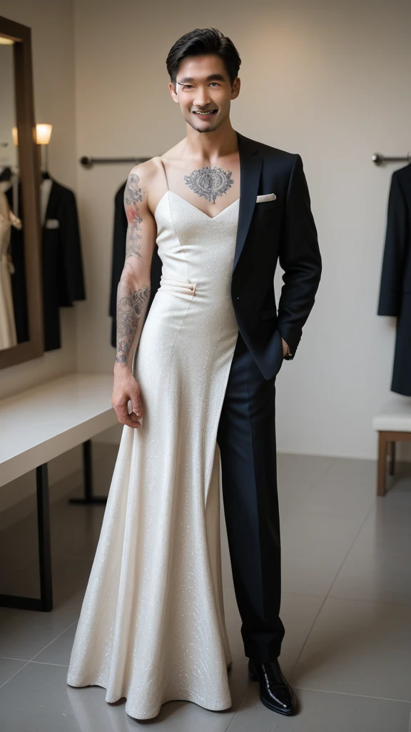 (turn around gesture, elegant female), dramatic regal pose, exquisite dress, (fix hand. anatomically correct. 4 fingers and 1 thumb), beautiful face, elegant hair, sparkling necklace and earrings, stunning lighting and background.