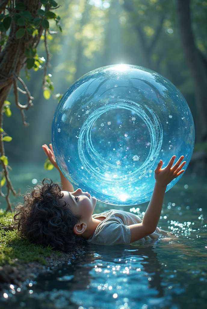 A boy named Pablo found the stone in a crystal clear river, There was a stone that shone as if it had its own light.. One day and, Instead of making a wish for yourself, He wished his sick friend would recover.