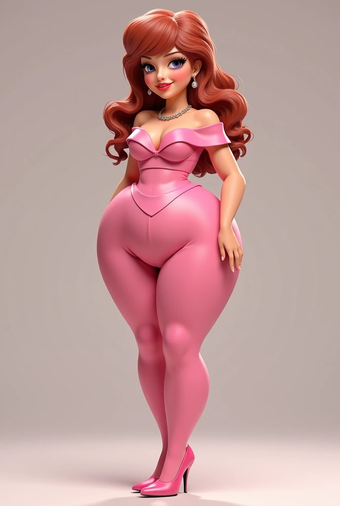 A little sissy turned into a toon inflatable bimbo blowup sexdoll
