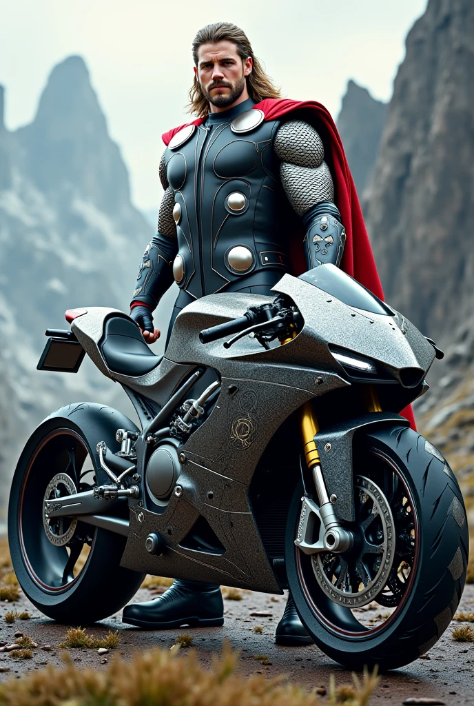 Iron Man beauty with delicate face with full enveloping helmet and cybermechanical motorcycle, full body exquisite high-tech armor, exquisite black technology helmet, Nousr, biomechanics, MSHN robot man, high-tech helmet, surreal, steel, intricate design, crazy details, fine details, extremely clear lines, cinematic lighting, photo realism, detailed masterpiece