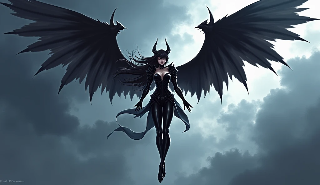 (best quality,4k,8k,highres,masterpiece:1.2),ultra-detailed,(realistic,photorealistic,photo-realistic:1.37),demon raven,gothic,dark,ominous presence,feathers flowing in the wind,blood-red eyes,sharp claws,glistening black feathers,ancient symbols,haunting atmosphere,misty moonlit night,ruined gothic architecture,mysterious shadows,tangled barren trees,ominous moon,menacing aura,whispering darkness,moonlight piercing through the clouds,cryptic symbols,subtle glow,ethereal beauty,the silence of the night,ominous moonlight,echoes of the past,hauntingly beautiful,forbidding secrets,menacing silhouette,sinister energy,ominous whispers,dark realm,void of light,majestic yet menacing presence,ominous presence,dark magic,hauntingly elegant,black feathers shimmering in the moonlight,ancient prophecy enfolding,ominous wings embracing the darkness,enchanted night.