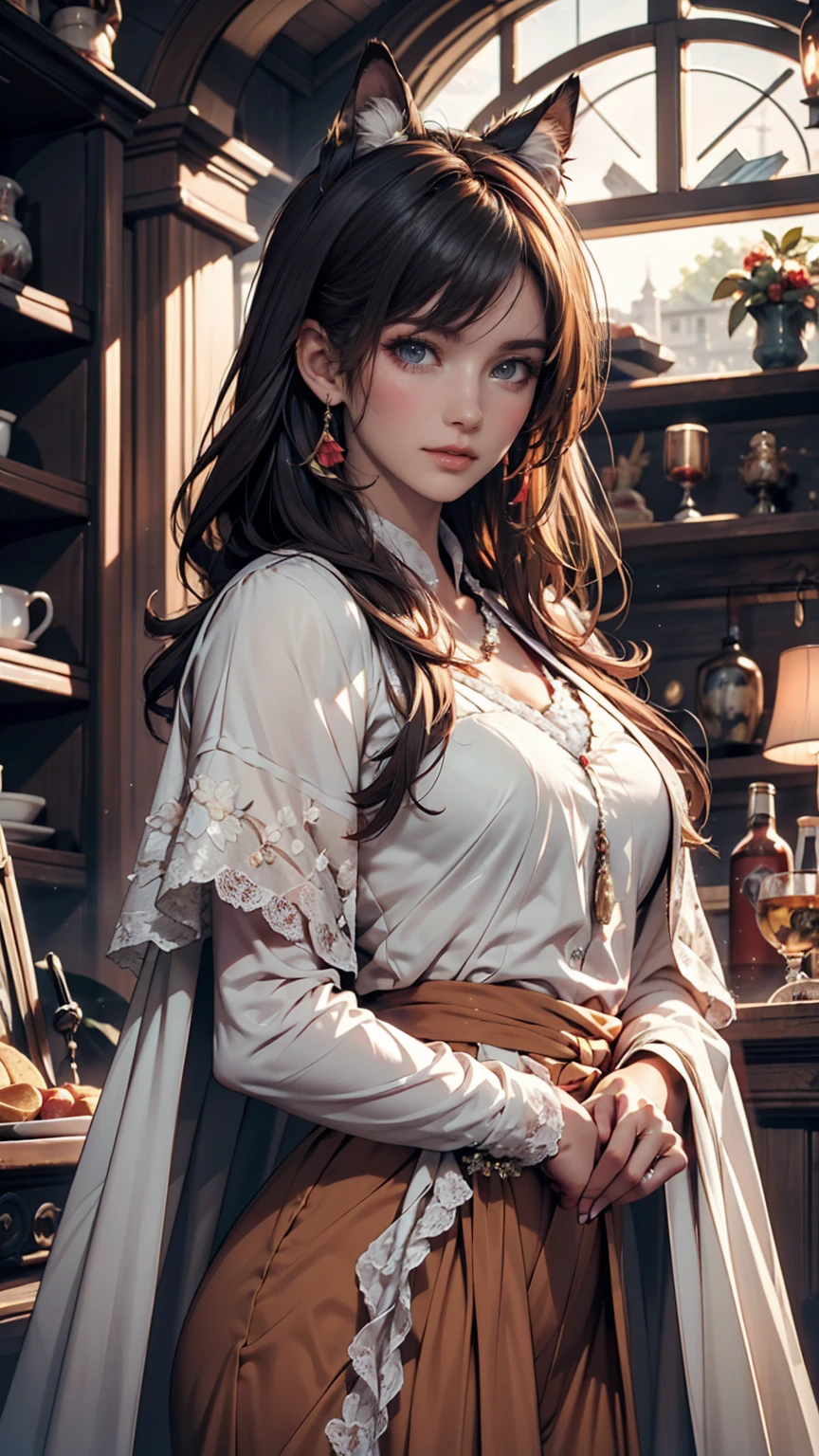 Bridesmaids,Bridesmaids cloak,Nguyen Gia,Pino Daeni,darkgem,dimwitdog,muscular oswolf antro, (detail face), (detail fluffy waffer)