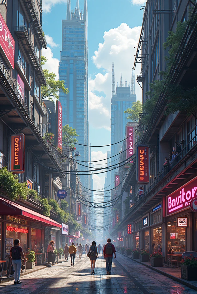 generate an image of urban style with urban aesthetics