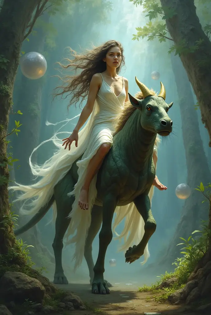 A young and beautiful queen, long flowing hair, sensual, walking through a verdant meadow at dawn, huge dragon companion, intimidating look, (best quality,4k,8k,highres,masterpiece:1.2),ultra-detailed,(realistic,photorealistic,photo-realistic:1.37),fantasy,dramatic lighting,dramatic colors,intricate details,cinematic composition