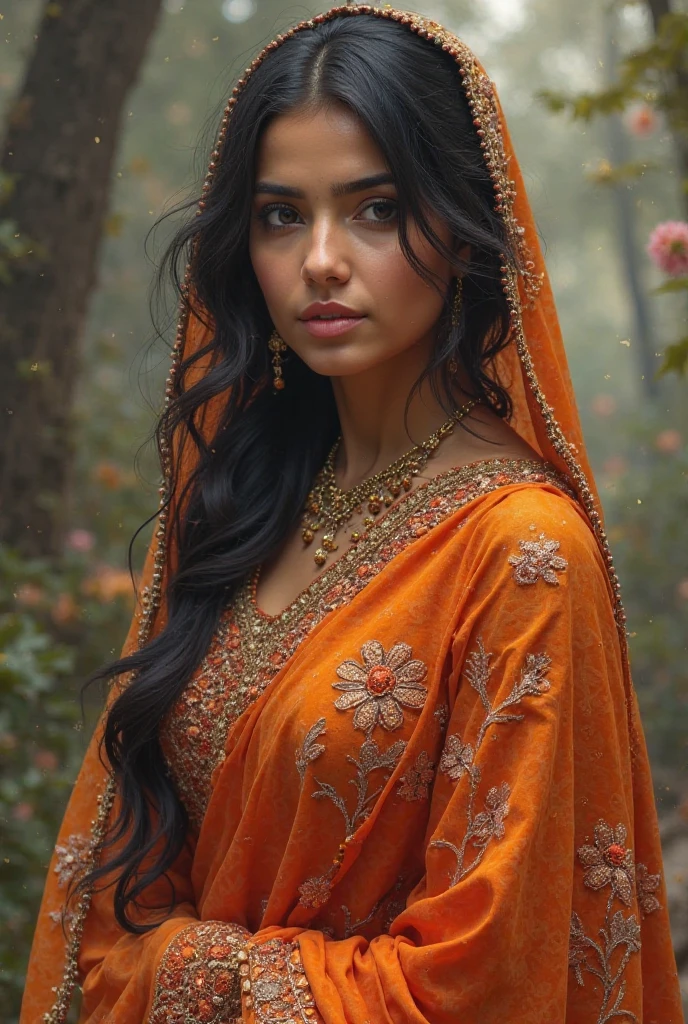Girl in sari