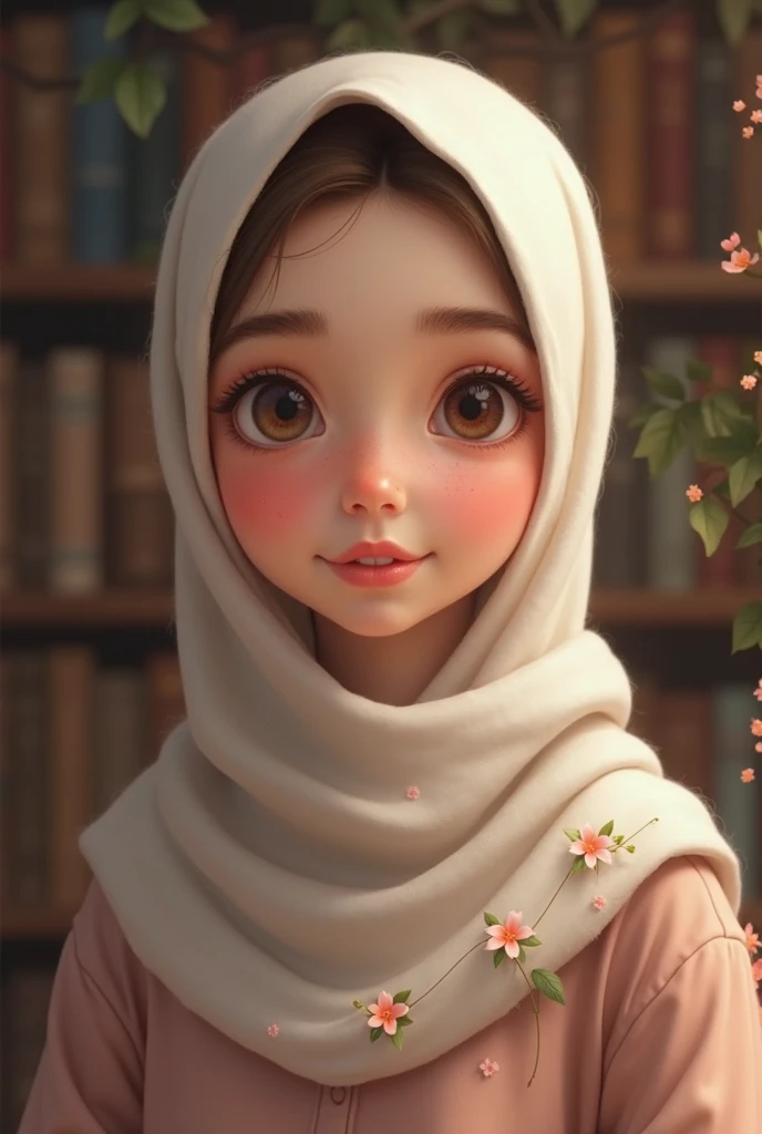 Kei the hijab girl, and his sister playing in the forest, UHD,(High definition resolution:1.2),Skin luster,(Best quality:1.1),(masterpiece),(best quality),smile,(beautiful detailed face),(beautiful detailed eyes),16K, bokeh background, soft colora background.