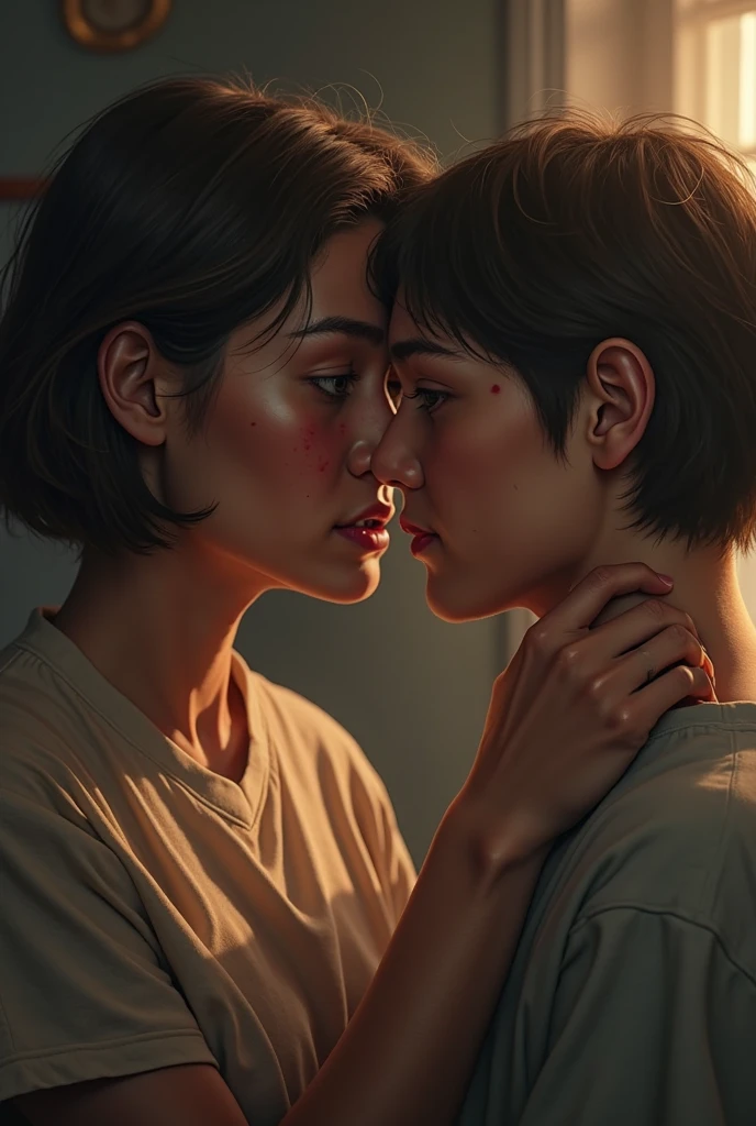 When you were young, you were hit by a stick while playing and lost your eye. Whatever happened to me, I gave you one of my eyes so that your son's life wouldn't be ruined.