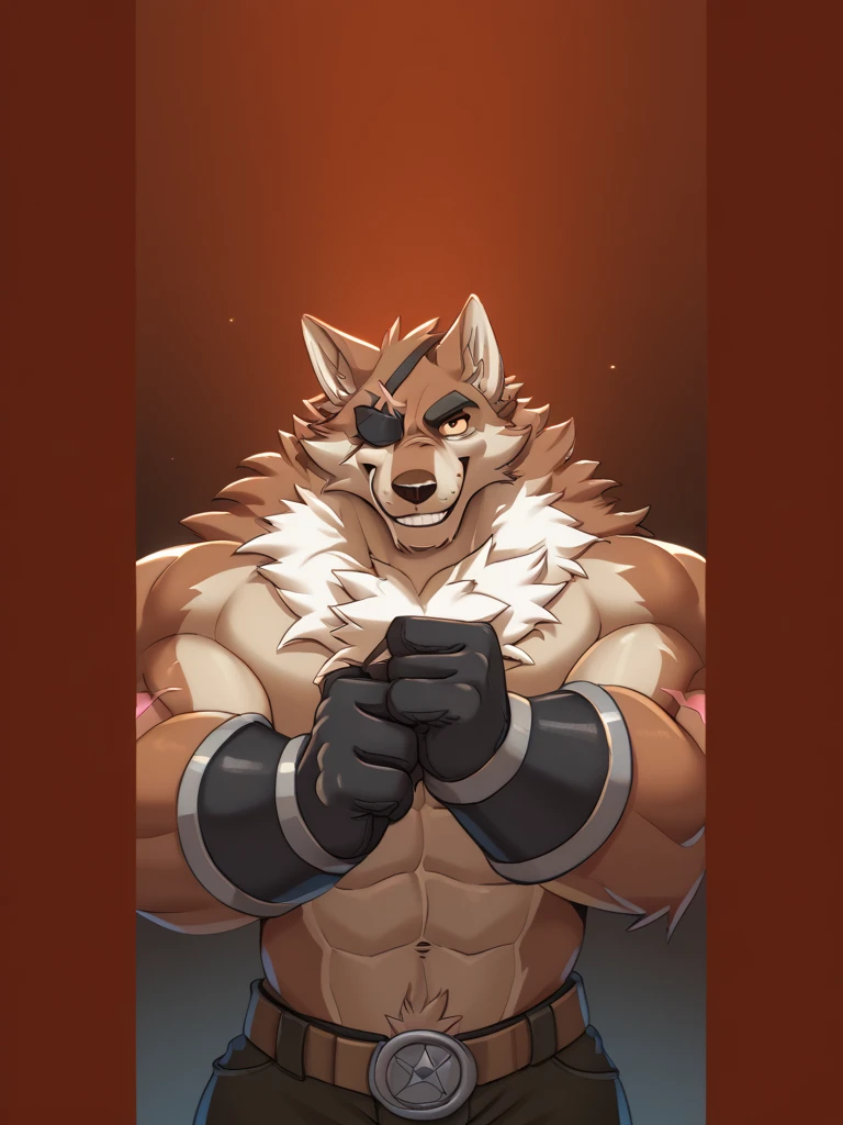 muscular furry